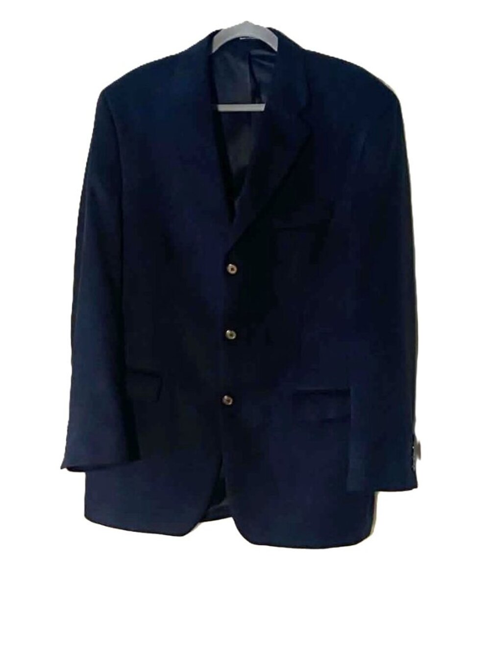 CHAPS Ralph Lauren Men's Black Blazer 42L 3 Button Made in Canada